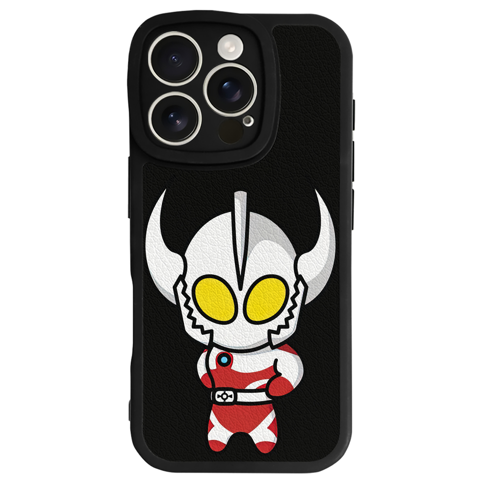 （画像用） ウルトラマン Ultraman 【iPhone 16シリーズ対応】シリコンスマホケース（レザー調） 材質：シリコン